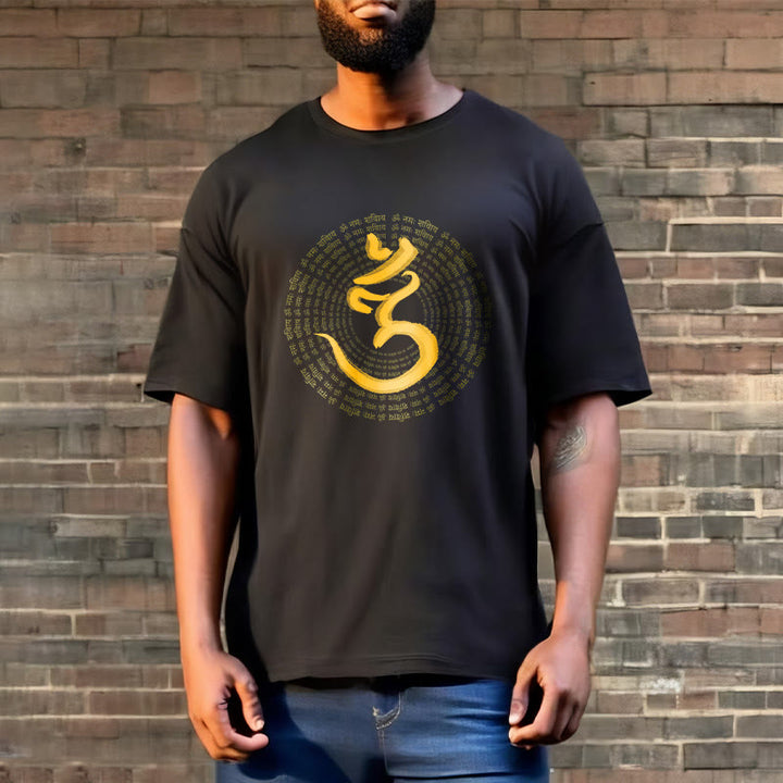 T-shirt Buddha Stones 108 OM NAMAH SHIVAYA Mantra sanscrito