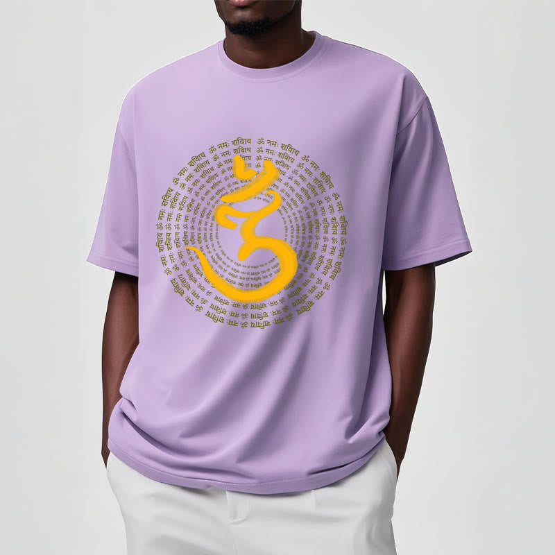 T-shirt Buddha Stones 108 OM NAMAH SHIVAYA Mantra sanscrito