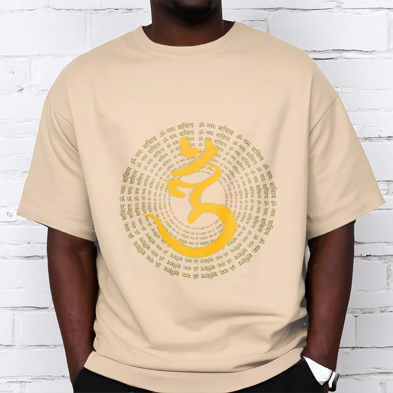 T-shirt Buddha Stones 108 OM NAMAH SHIVAYA Mantra sanscrito
