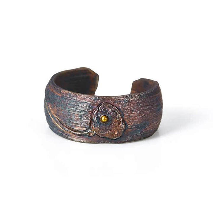 Anello di protezione regolabile in argento sterling 999 con Buddha Stones, stile retrò - image 3