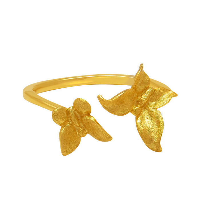 Anello Buddha Stones 925 Sterling Silver Butterfly Love - image 10