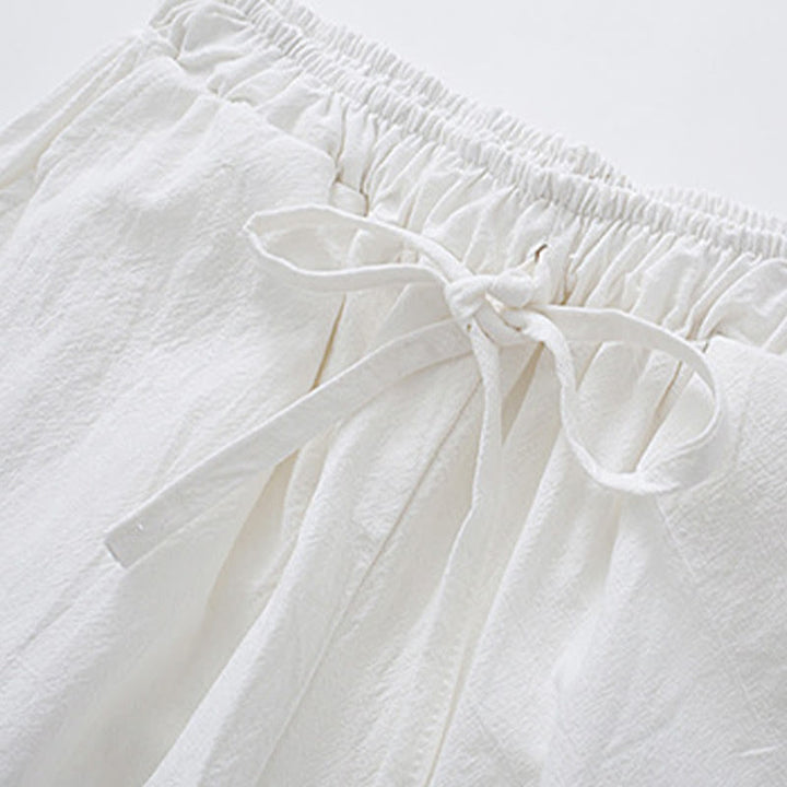 Buddha Stones Meditazione Rana-Bottone Tang Camicia Manica Lunga Pantaloni Uomo Completo - image 9