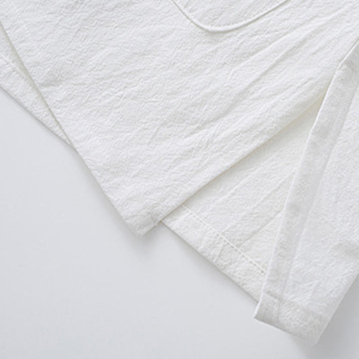 Buddha Stones Meditazione Rana-Bottone Tang Camicia Manica Lunga Pantaloni Uomo Completo - image 8