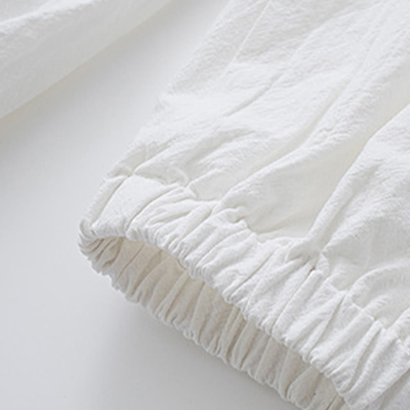 Buddha Stones Meditazione Rana-Bottone Tang Camicia Manica Lunga Pantaloni Uomo Completo - image 11