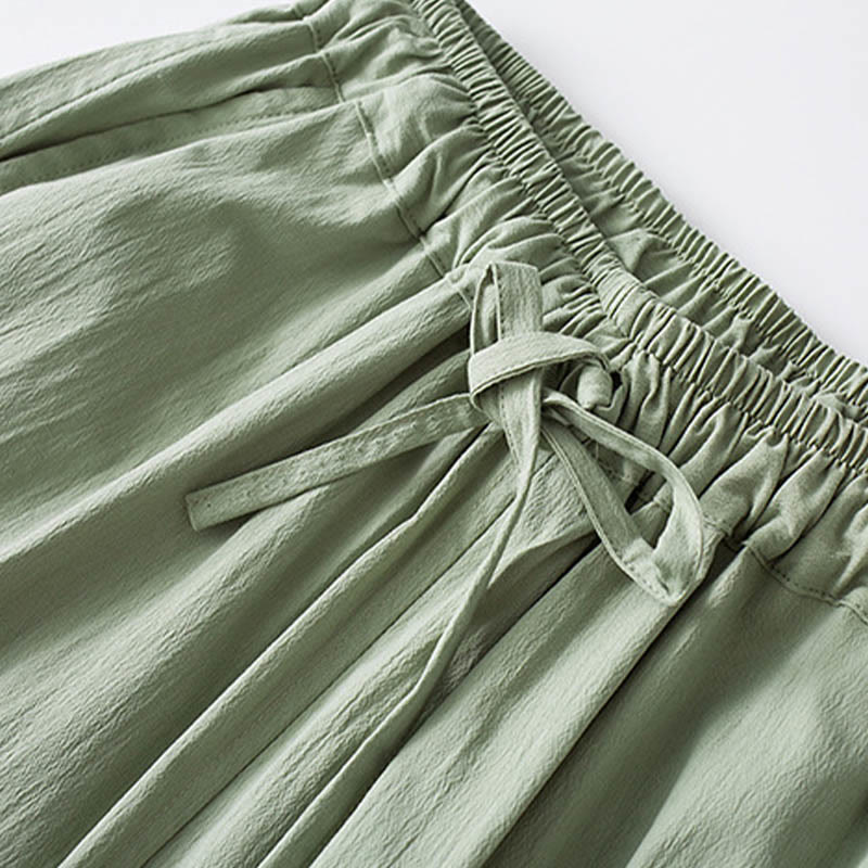 Buddha Stones Frog-Bottone Camicia Manica Tre Quarti Pantaloni Abito Uomo - image 10