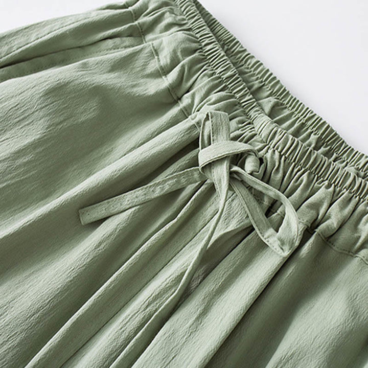 Buddha Stones Frog-Bottone Camicia Manica Tre Quarti Pantaloni Abito Uomo - image 10