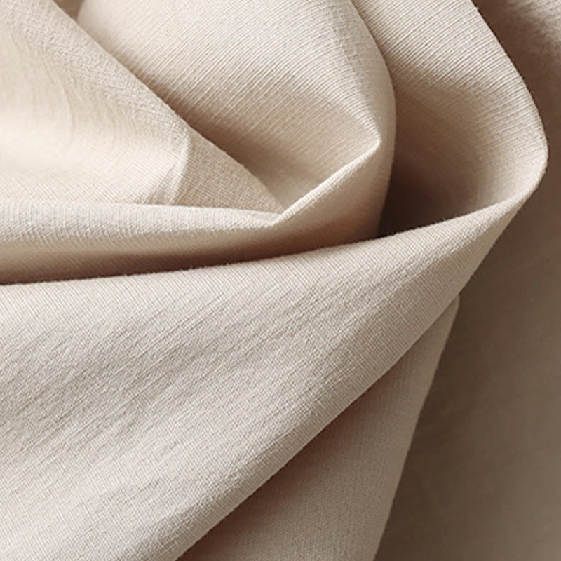 Camicia a maniche a tre quarti con bottoni a rana e Buddha Stones, pantaloni a gamba larga, abito da uomo in cotone e lino - image 8