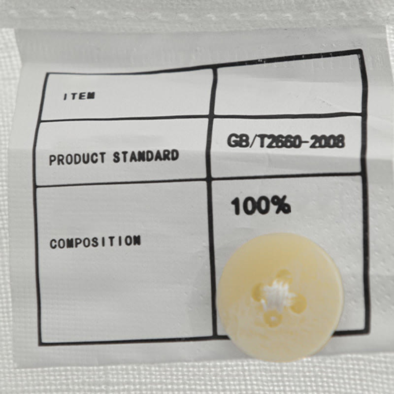 Camicia da uomo in lino con mezza manica e bottoni, tinta unita, Buddha Stones - image 7