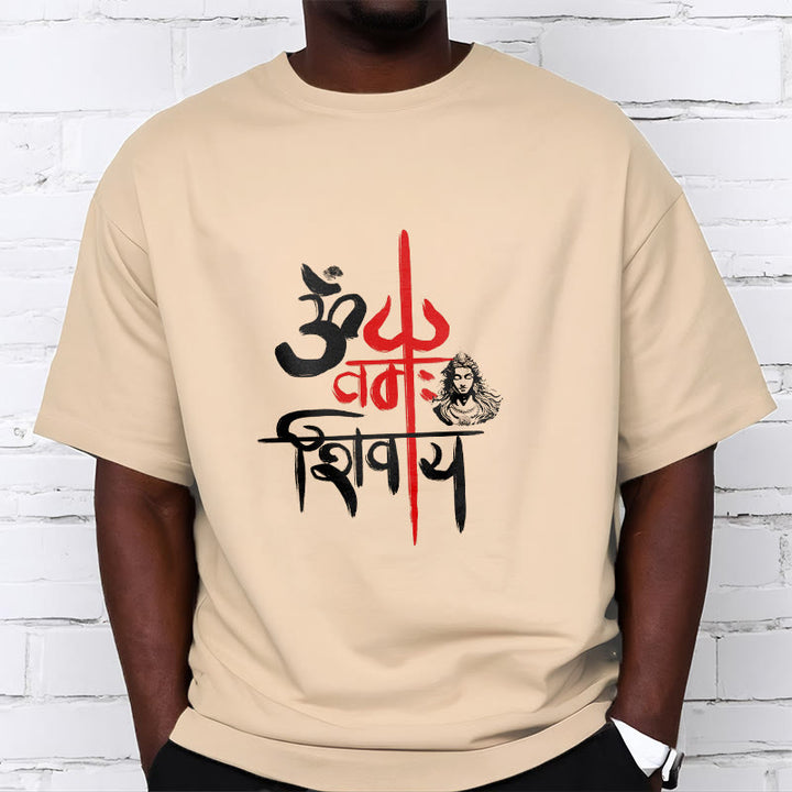 Maglietta in cotone con tridente rosso Buddha Stones OM NAMAH SHIVAYA - image 16