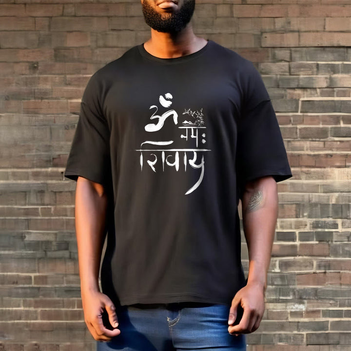 T-shirt in cotone di bambù con Buddha Stones OM NAMAH SHIVAYA - image 8