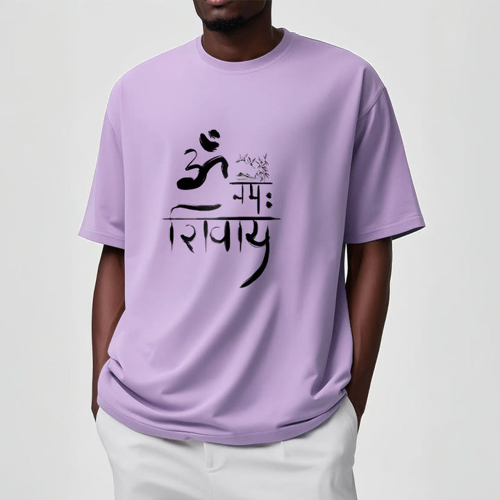 T-shirt in cotone di bambù con Buddha Stones OM NAMAH SHIVAYA - image 17