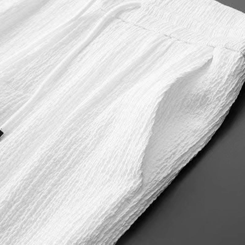 Set di pantaloni a maniche lunghe in tinta unita Buddha Stones , abbigliamento da uomo - image 8