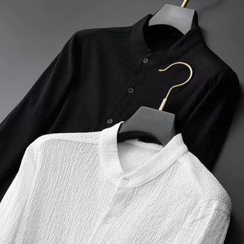 Set di pantaloni a maniche lunghe in tinta unita Buddha Stones , abbigliamento da uomo - image 9