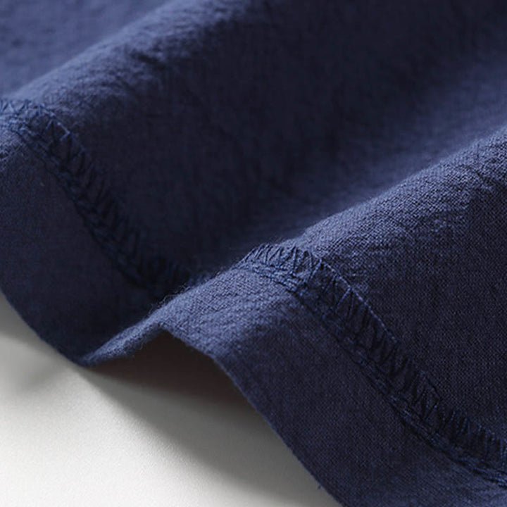 Cardigan a mezza manica da uomo in due pezzi con Buddha Stones, camicia in cotone Hanfu Comfort - image 9