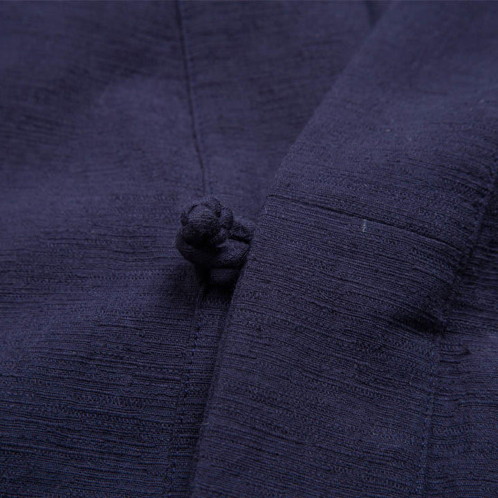 Camicia a maniche corte da uomo Buddha Stones con tasca, cardigan con scollo a V, camicia in cotone e lino comfort - image 9