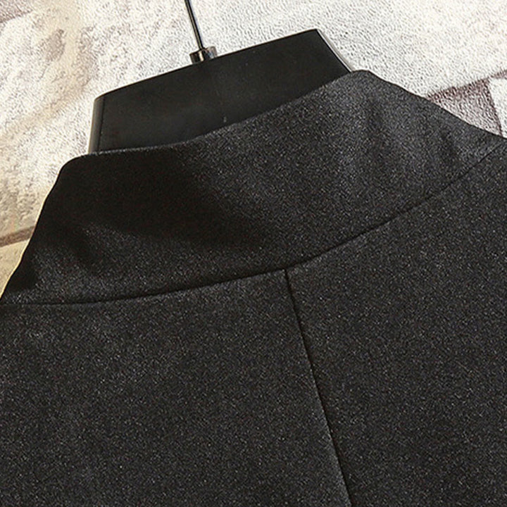 Buddha Stones Ricama Drago Fenice Casual Rana-bottoni Cotone Giacca Camicia Abbigliamento Uomo - image 3