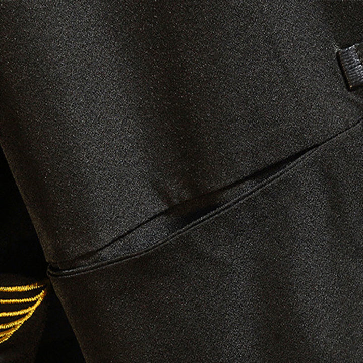 Buddha Stones Ricama Drago Fenice Casual Rana-bottoni Cotone Giacca Camicia Abbigliamento Uomo - image 8