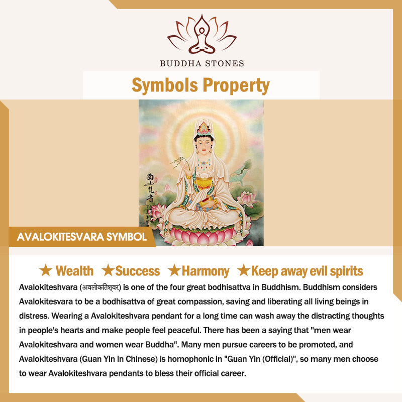 Buddha Stones Tibetano Avalokitesvara Dzi Perline Modello Rame Purezza Collana Pendente Guarigione
