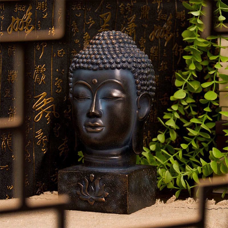 Buddha Stones Decorazione di meditazione della benedizione del Buddha tibetano - image 1