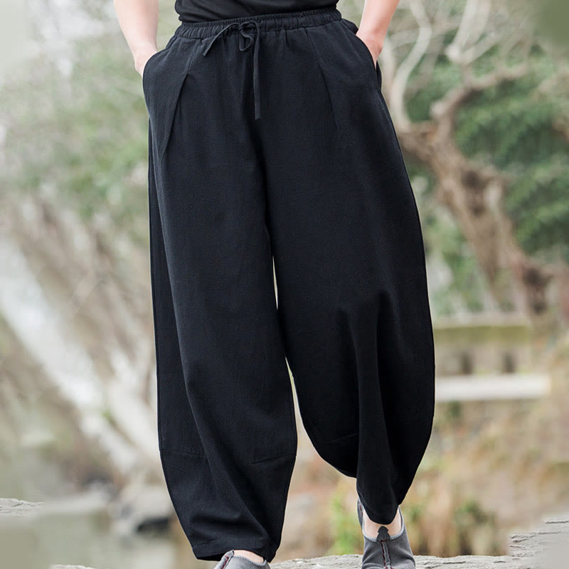 Pantaloni casual da uomo Buddha Stones con tasche - image 3