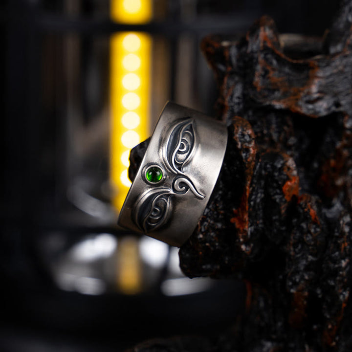 Anello regolabile Buddha Stones in argento sterling 925 Bodhisattva Tara Calm - image 8