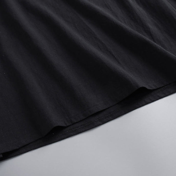 Set di abbigliamento da uomo con pantaloni e top in cotone con colletto incrociato Buddha Stones - image 8