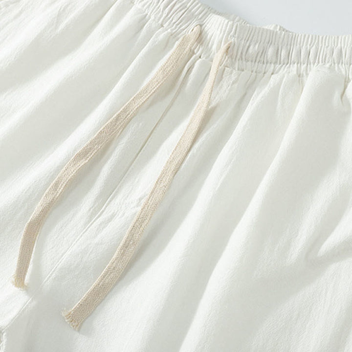 Set di abbigliamento da uomo con pantaloni e top in cotone con colletto incrociato Buddha Stones - image 23