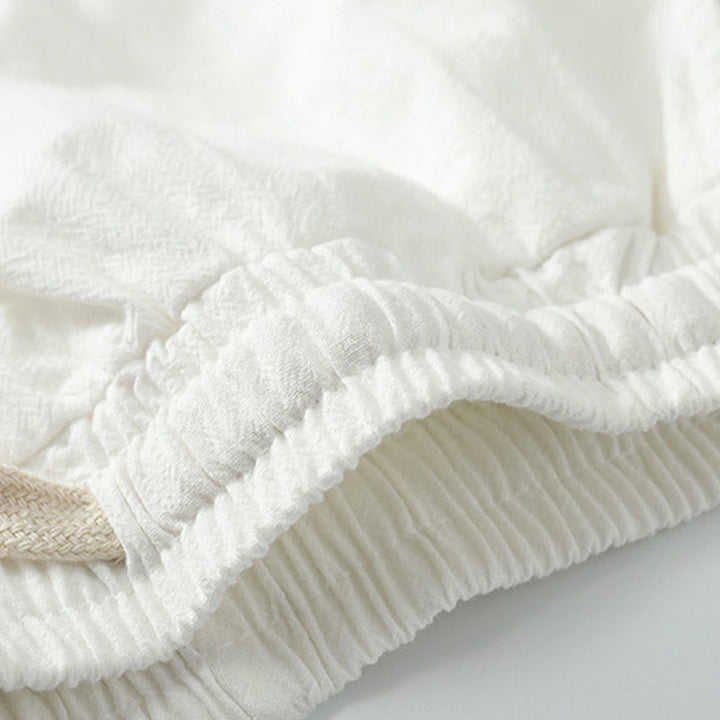 Set di abbigliamento da uomo con pantaloni e top in cotone con colletto incrociato Buddha Stones - image 22