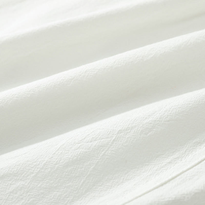 Set di abbigliamento da uomo con pantaloni e top in cotone con colletto incrociato Buddha Stones - image 25