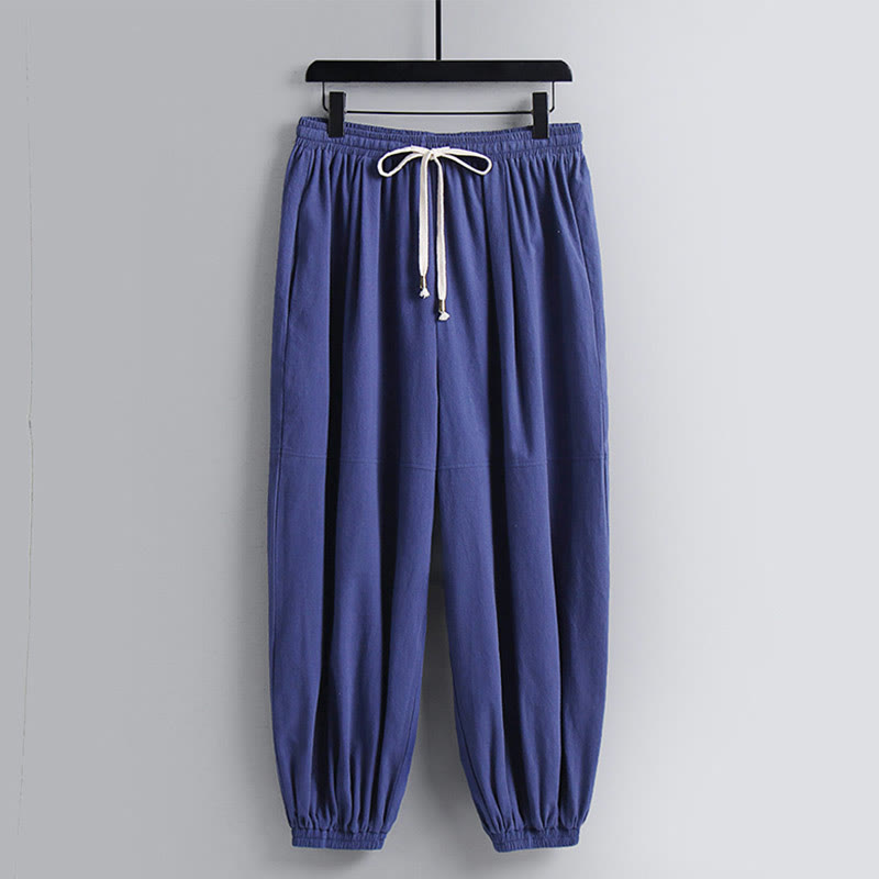 Buddha Stones Maniche a tre quarti Pantaloni corti in cotone Top e pantaloni Set da uomo - image 17