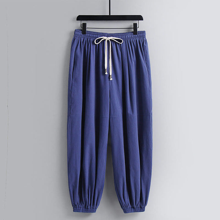 Buddha Stones Maniche a tre quarti Pantaloni corti in cotone Top e pantaloni Set da uomo - image 17