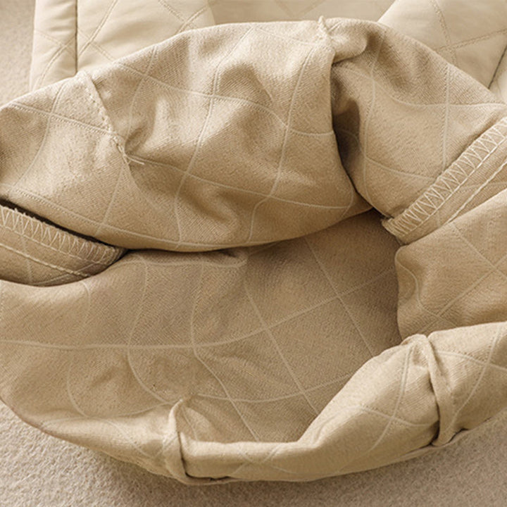 Pantaloni harem con coulisse in cotone a quadri semplici con tasche, autunno inverno, Buddha Stones - image 15