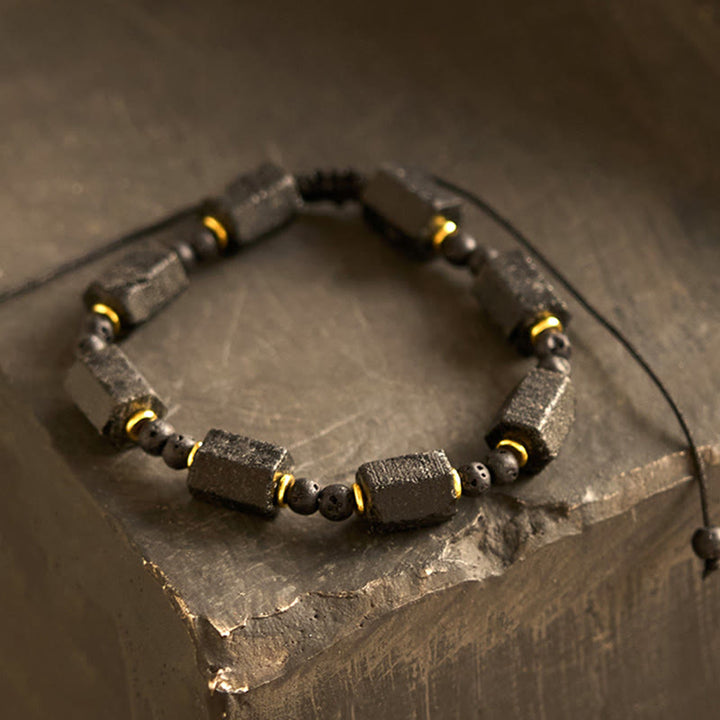 Braccialetto Buddha Stones Tormalina Nera Love