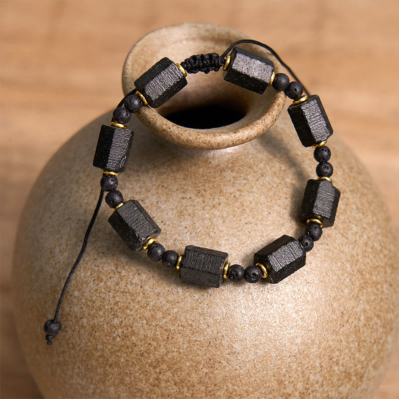 Braccialetto Buddha Stones Tormalina Nera Love