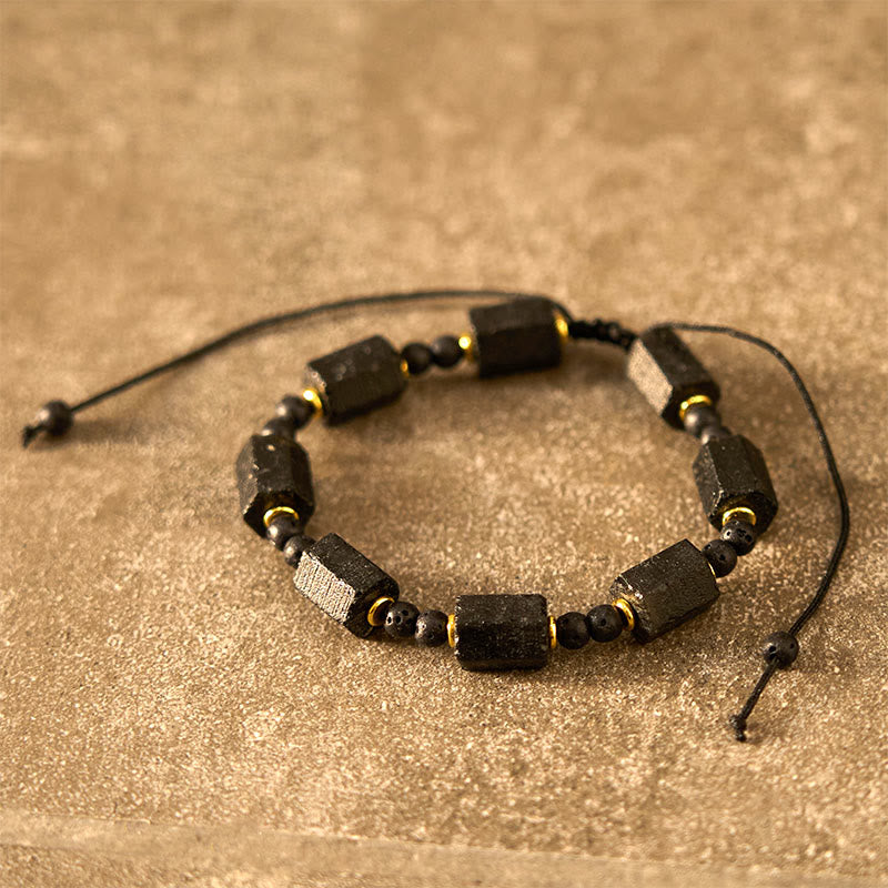 Braccialetto Buddha Stones Tormalina Nera Love