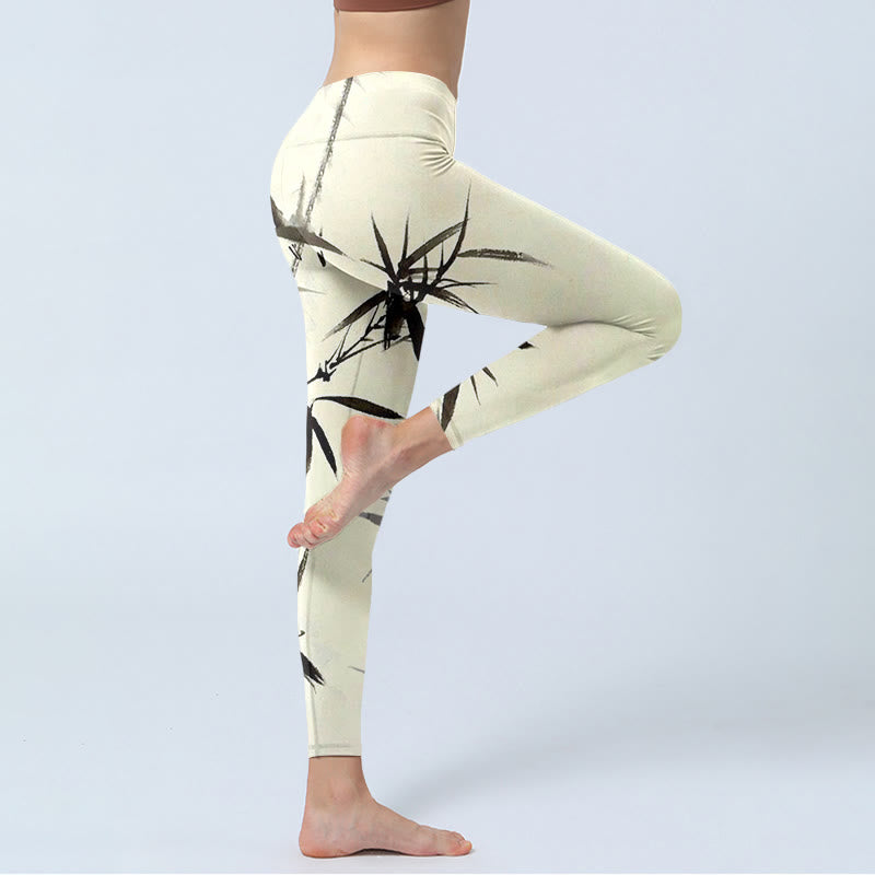 Leggings sportivi con stampa Buddha Stones, pantaloni da yoga da donna - image 3