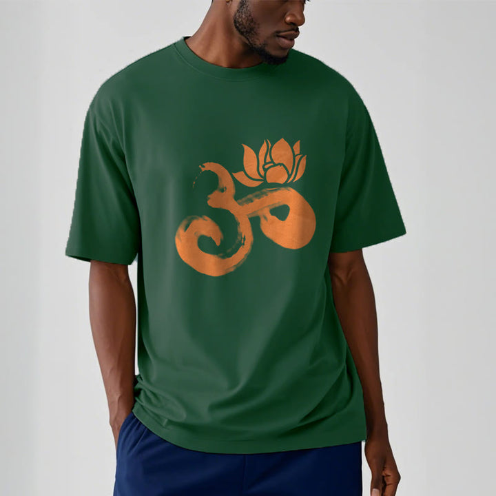 Maglietta in cotone con motivo Buddha Stones OM Lotus Flower - image 23