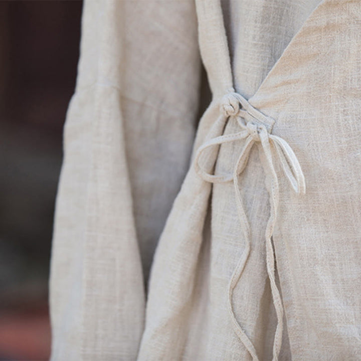 Buddha Stones Meditazione Ramie Cotone Abbigliamento - image 2