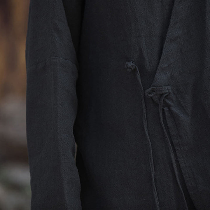 Buddha Stones Meditazione Ramie Cotone Abbigliamento - image 18