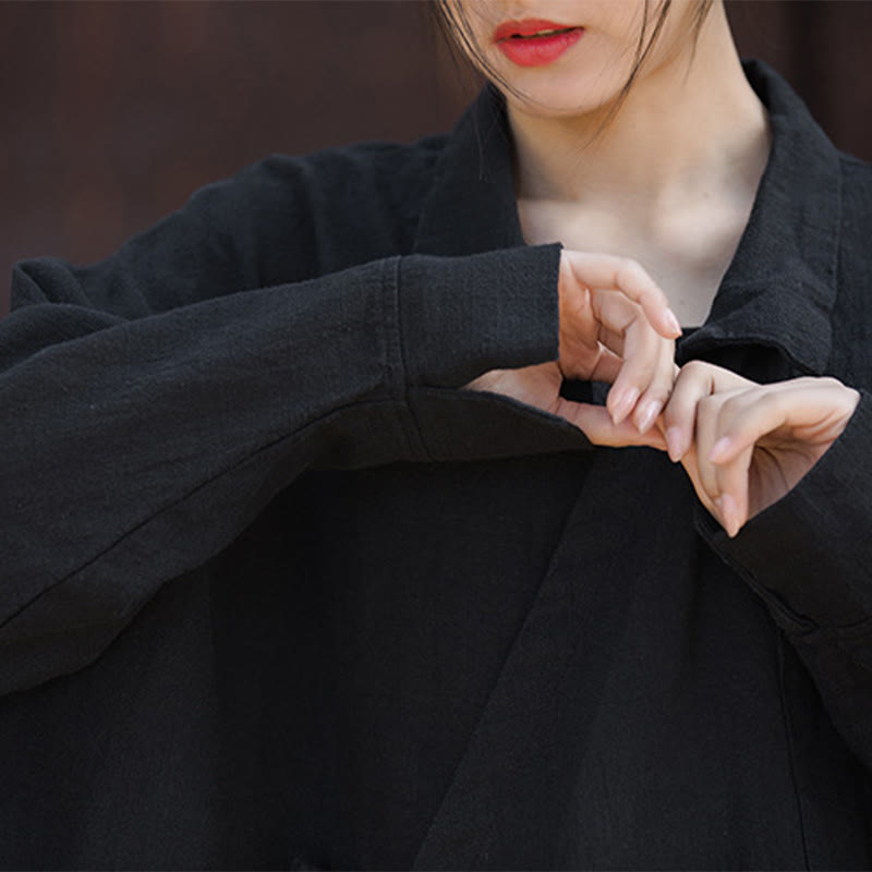 Buddha Stones Meditazione Ramie Cotone Abbigliamento - image 17