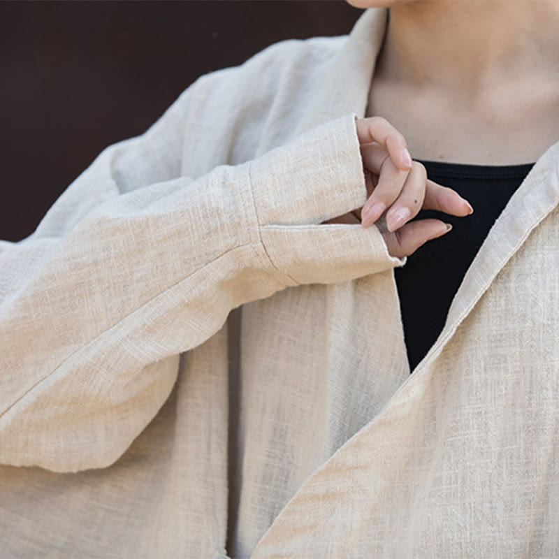 Buddha Stones Meditazione Ramie Cotone Abbigliamento - image 1