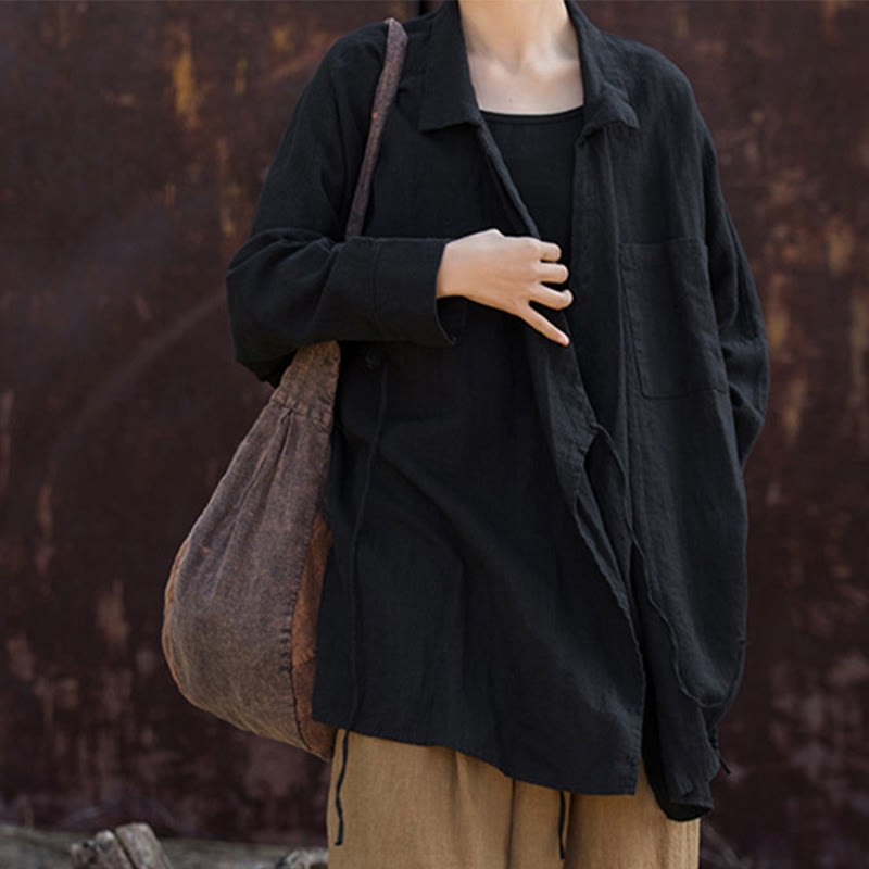 Buddha Stones Meditazione Ramie Cotone Abbigliamento - image 22