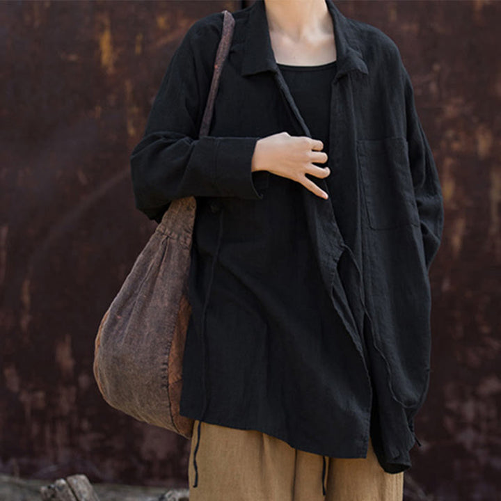 Buddha Stones Meditazione Ramie Cotone Abbigliamento - image 22