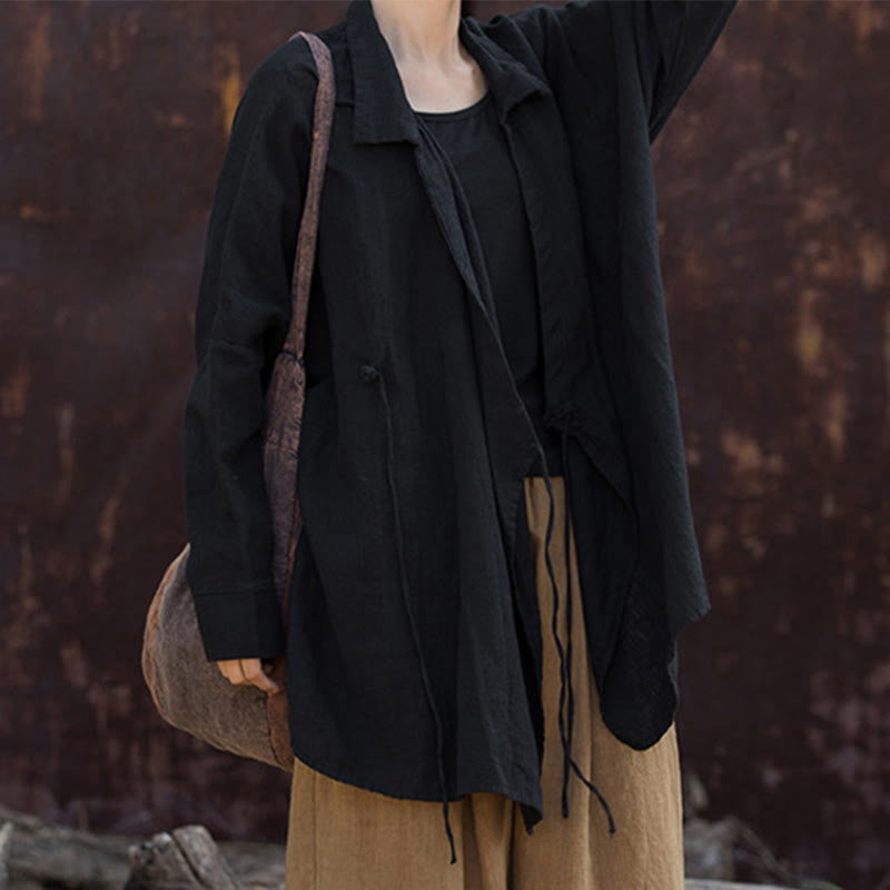 Buddha Stones Meditazione Ramie Cotone Abbigliamento - image 23