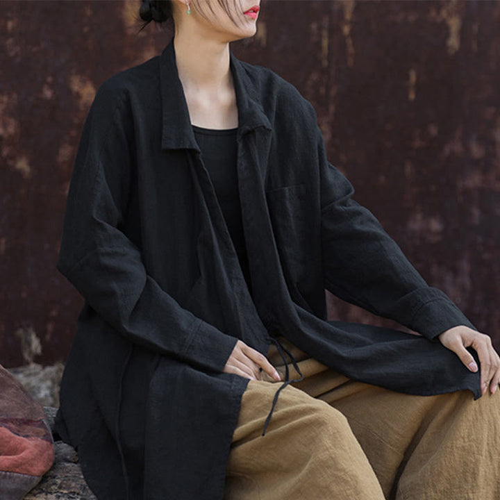 Buddha Stones Meditazione Ramie Cotone Abbigliamento - image 27