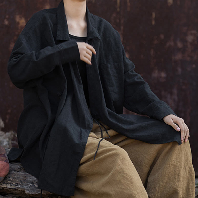 Buddha Stones Meditazione Ramie Cotone Abbigliamento - image 28