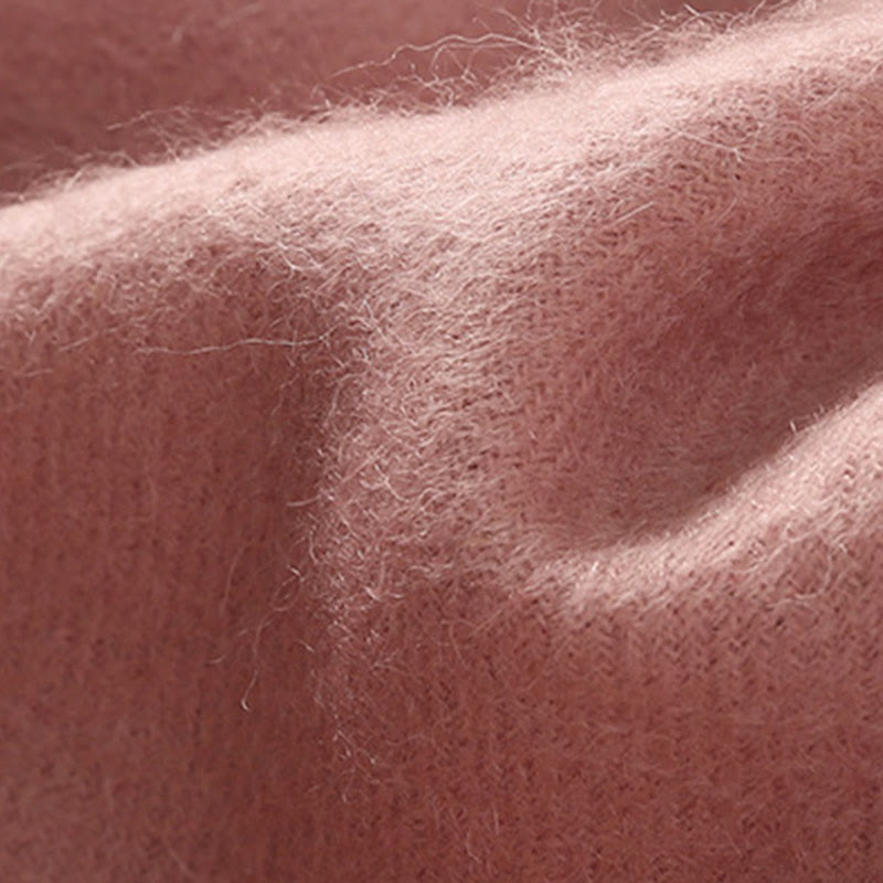 Scialle di lana con Buddha Stones e ricamo di loto, nappa, sciarpa da viaggio invernale e calda - image 6