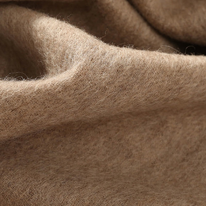 Scialle di lana con Buddha Stones , ricamo di fiori Weiyang, nappa, sciarpa da viaggio invernale e calda - image 2