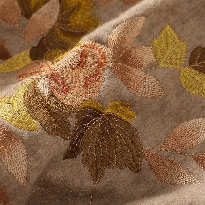 Scialle di lana con Buddha Stones , ricamo di fiori Weiyang, nappa, sciarpa da viaggio invernale e calda - image 3