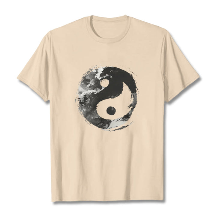 Maglietta in cotone Buddha Stones Yin Yang - Biscotto - 2XL - image 22